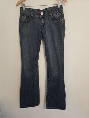 Vintage Pudding Bootcut Blue Jeans
